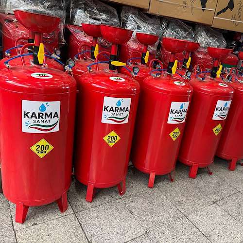 مخزن کفپاش 200 لیتری کارواش